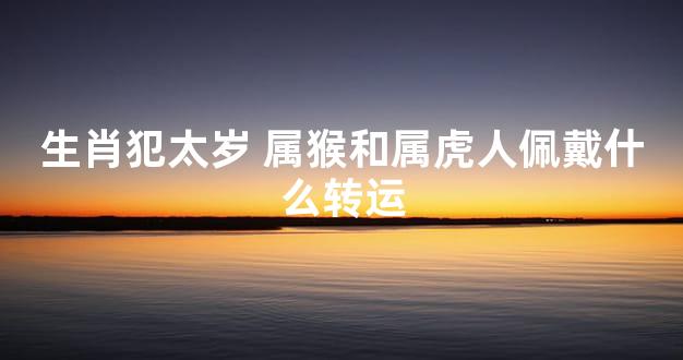 生肖犯太岁 属猴和属虎人佩戴什么转运